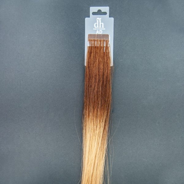 Fotografía de detalle del color de las extensiones adhesivascalifornianas T4.27